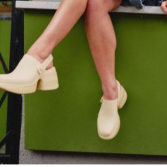 NEW Sorel Ona Streetworks Heeled Clogs in black For Women 925 5S3 - Picture 7 of 13